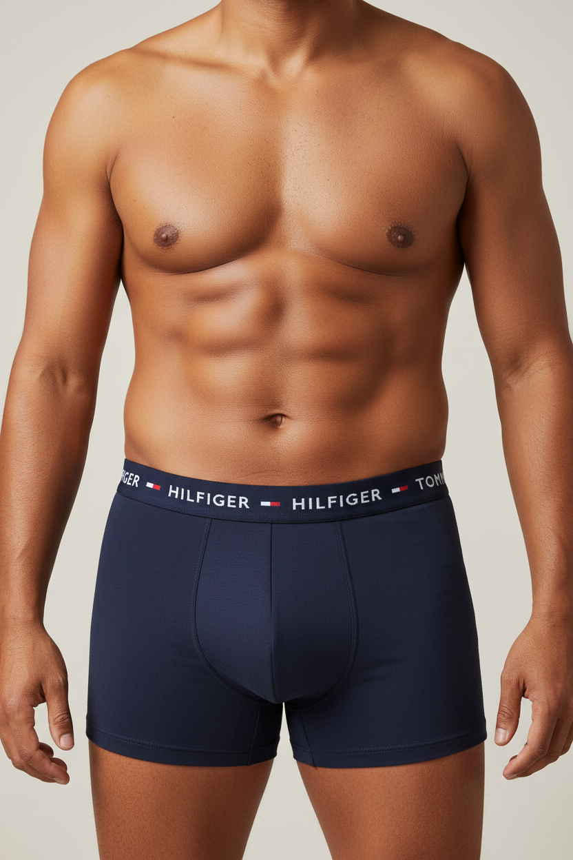 Boxer medio azul marino Tommy Hilfiger - Close-up
