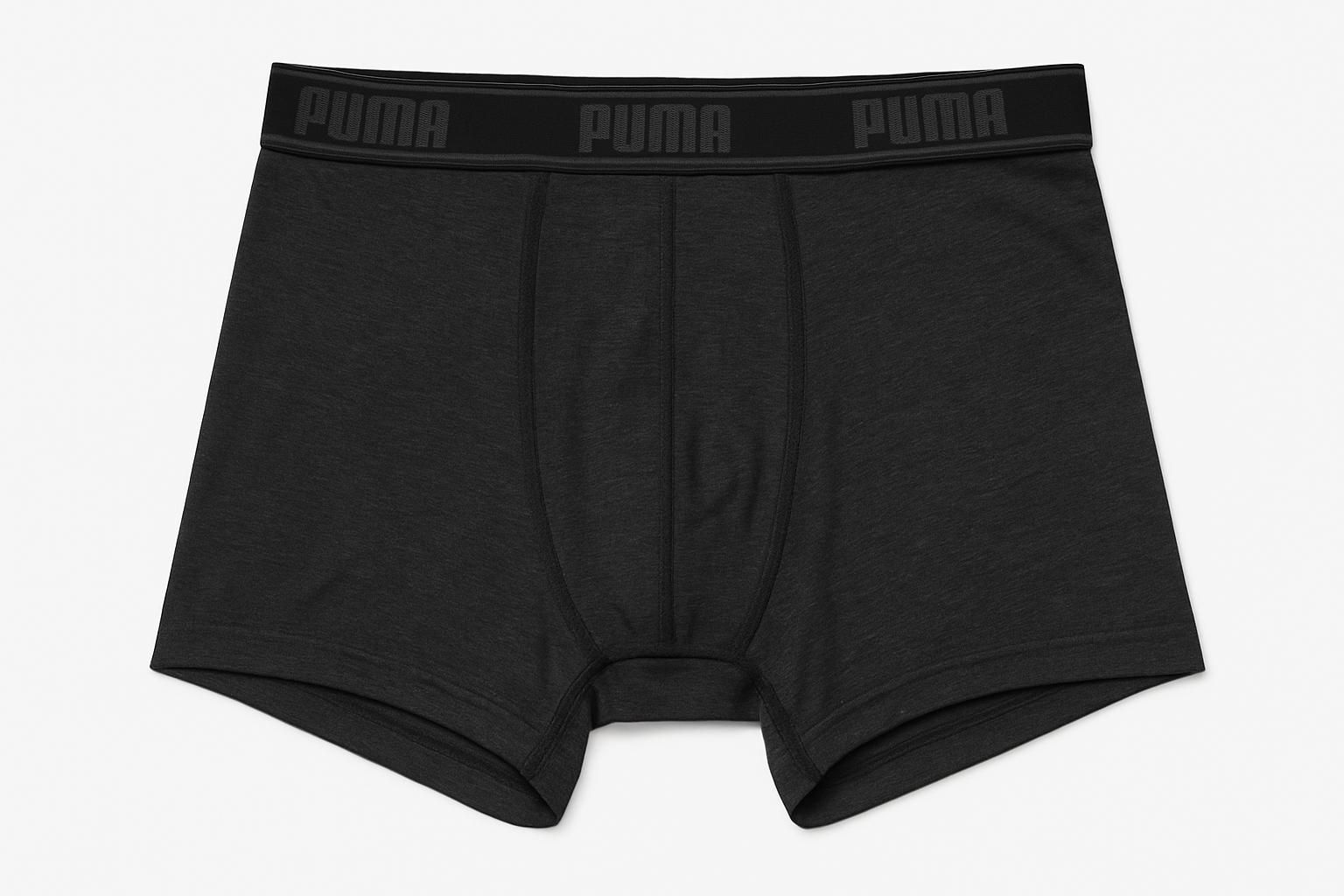 Boxer Puma gris individual - vista frontal