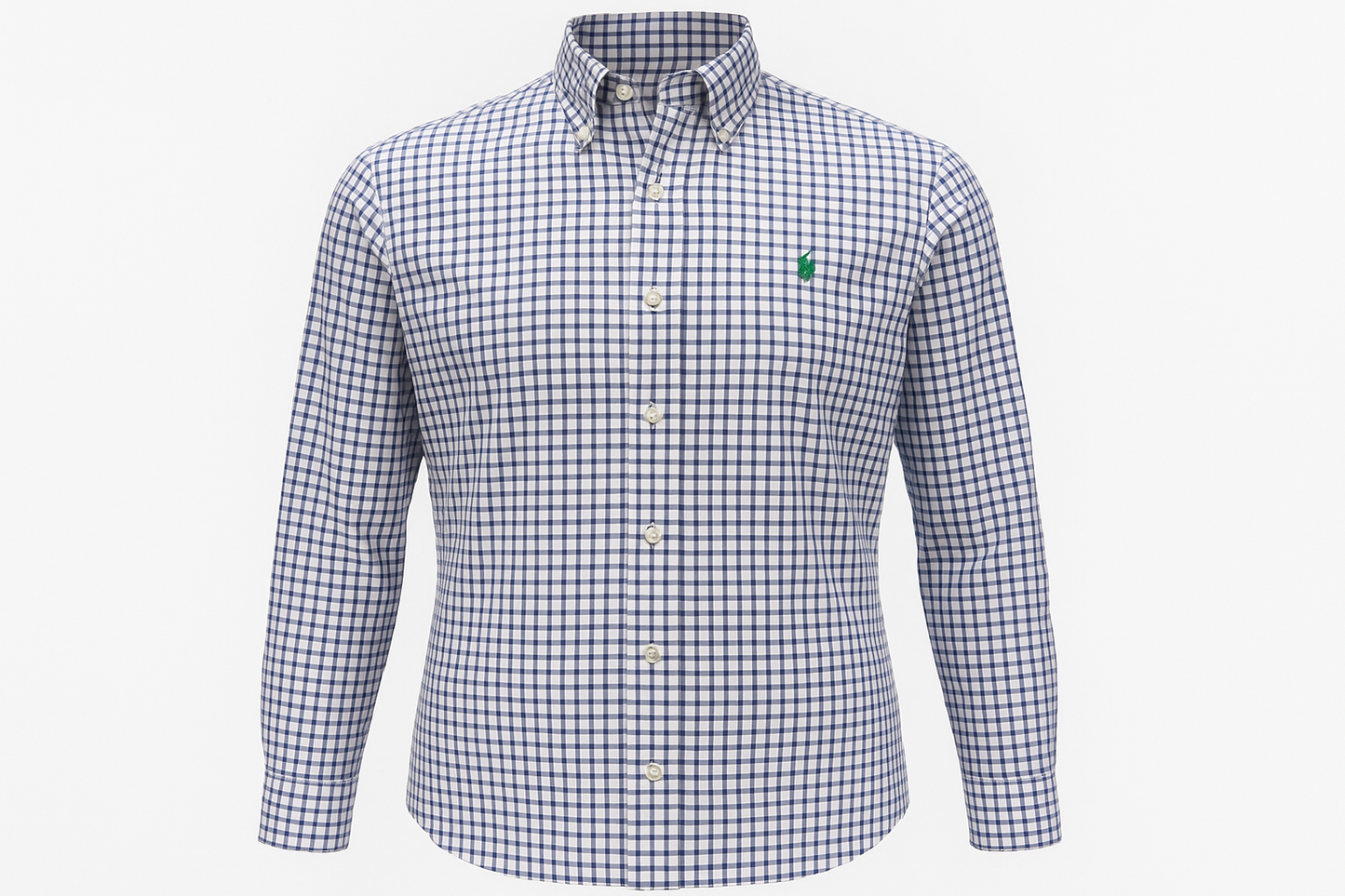 Camisa a cuadros ghost mannequin completa