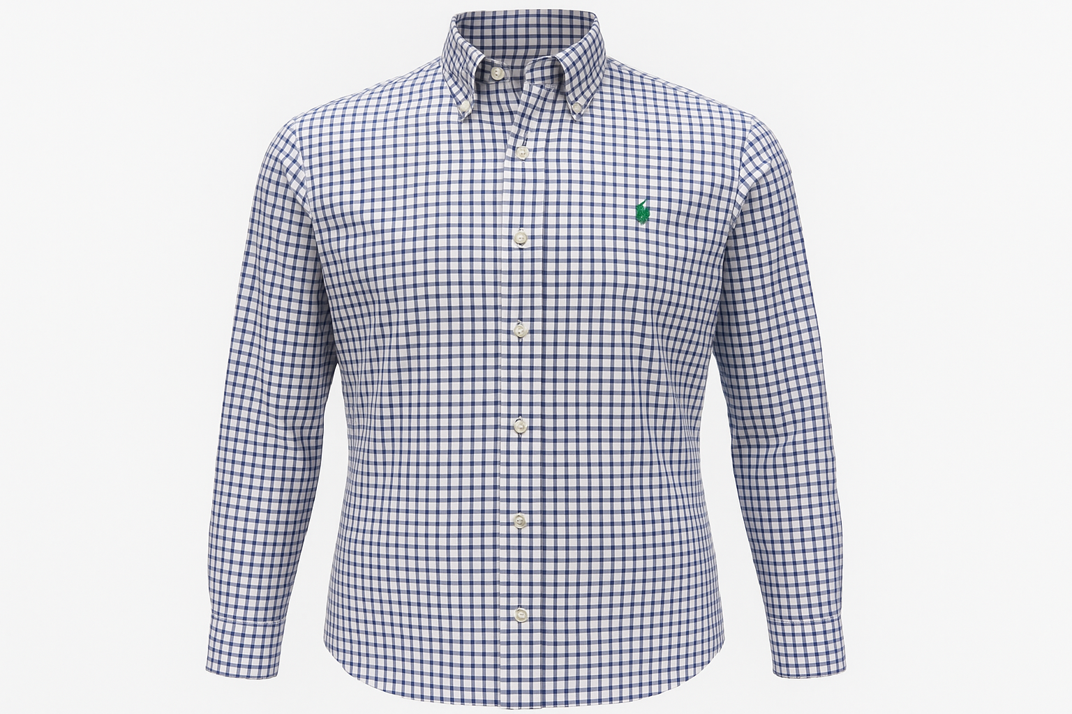 Camisa a cuadros ghost mannequin completa