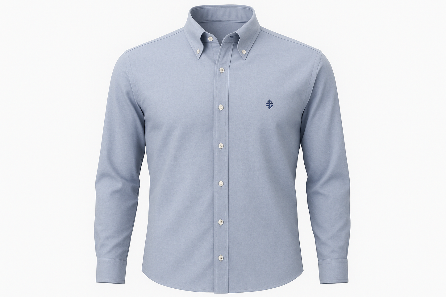 Camisa azul claro ghost mannequin