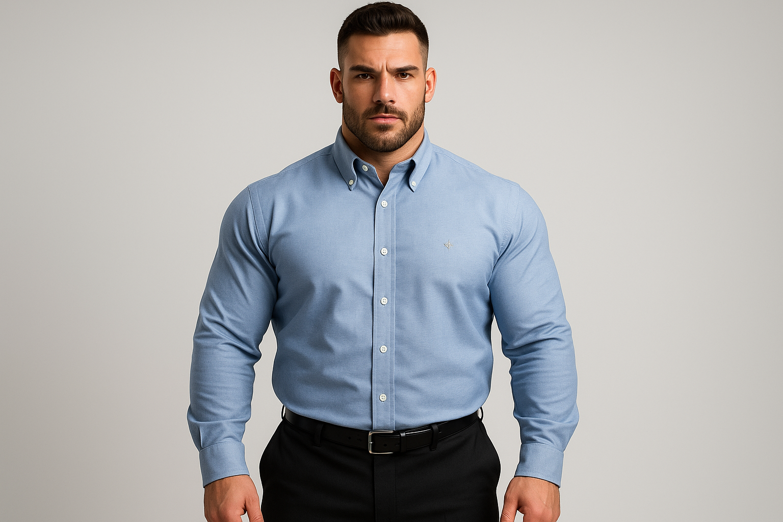 Camisa con modelo atlético