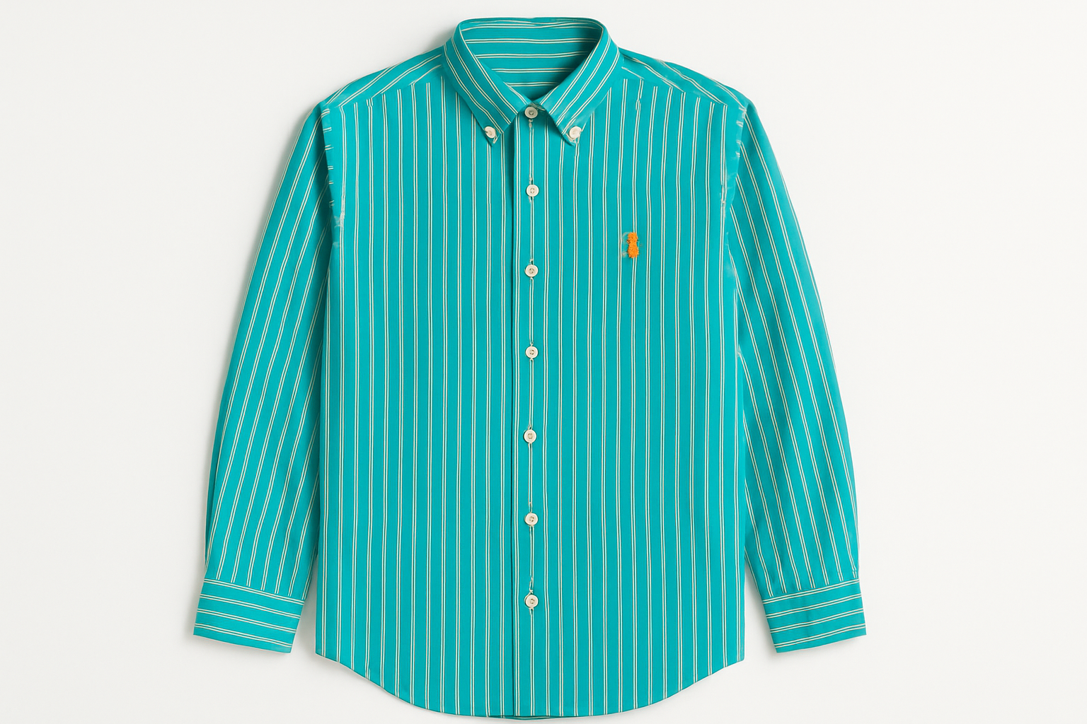 Camisa con rayas - Vista plana 2