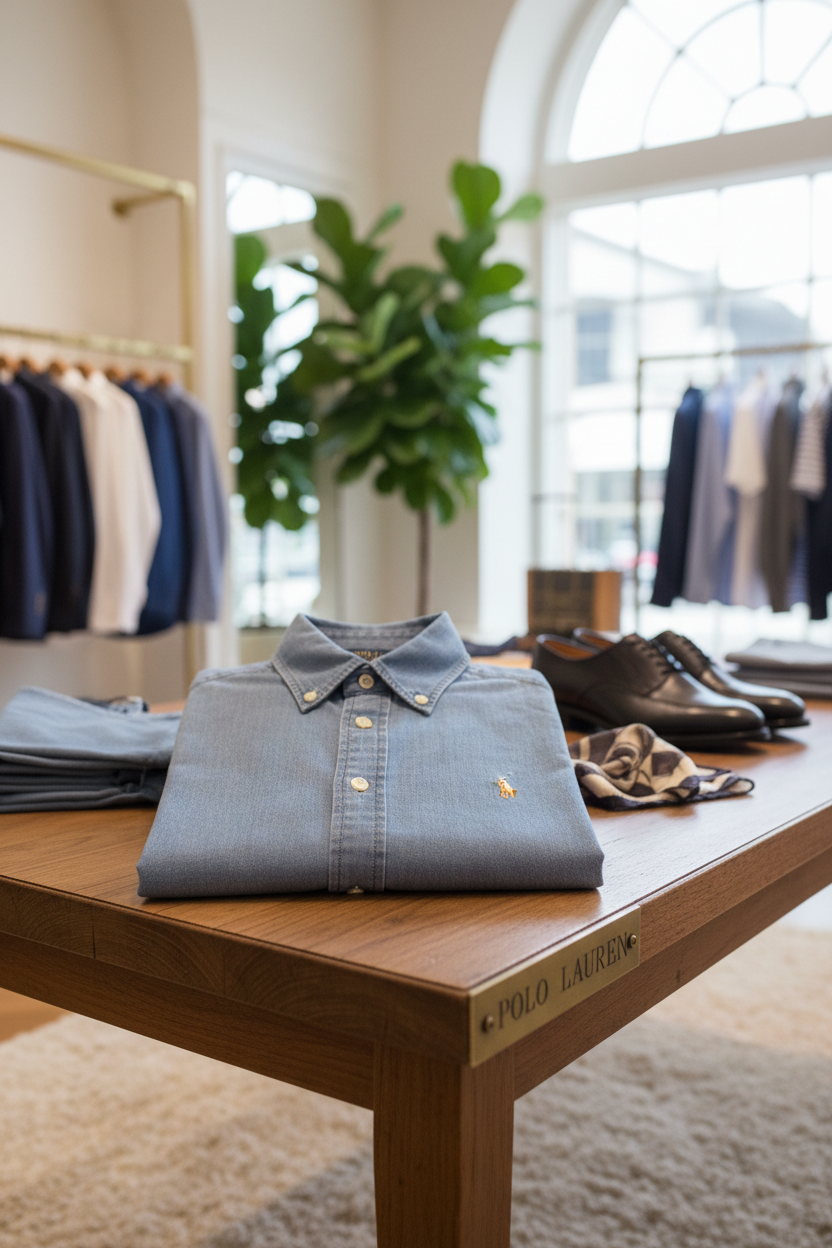 Camisa denim boutique vertical