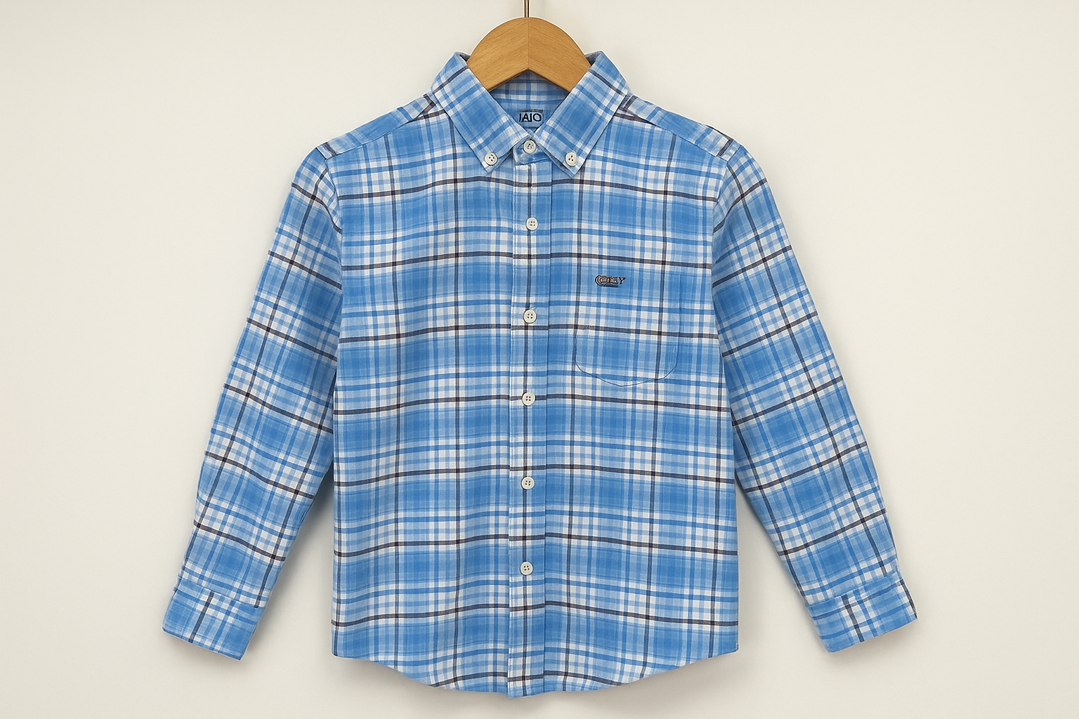 Camisa en gancho vista frontal