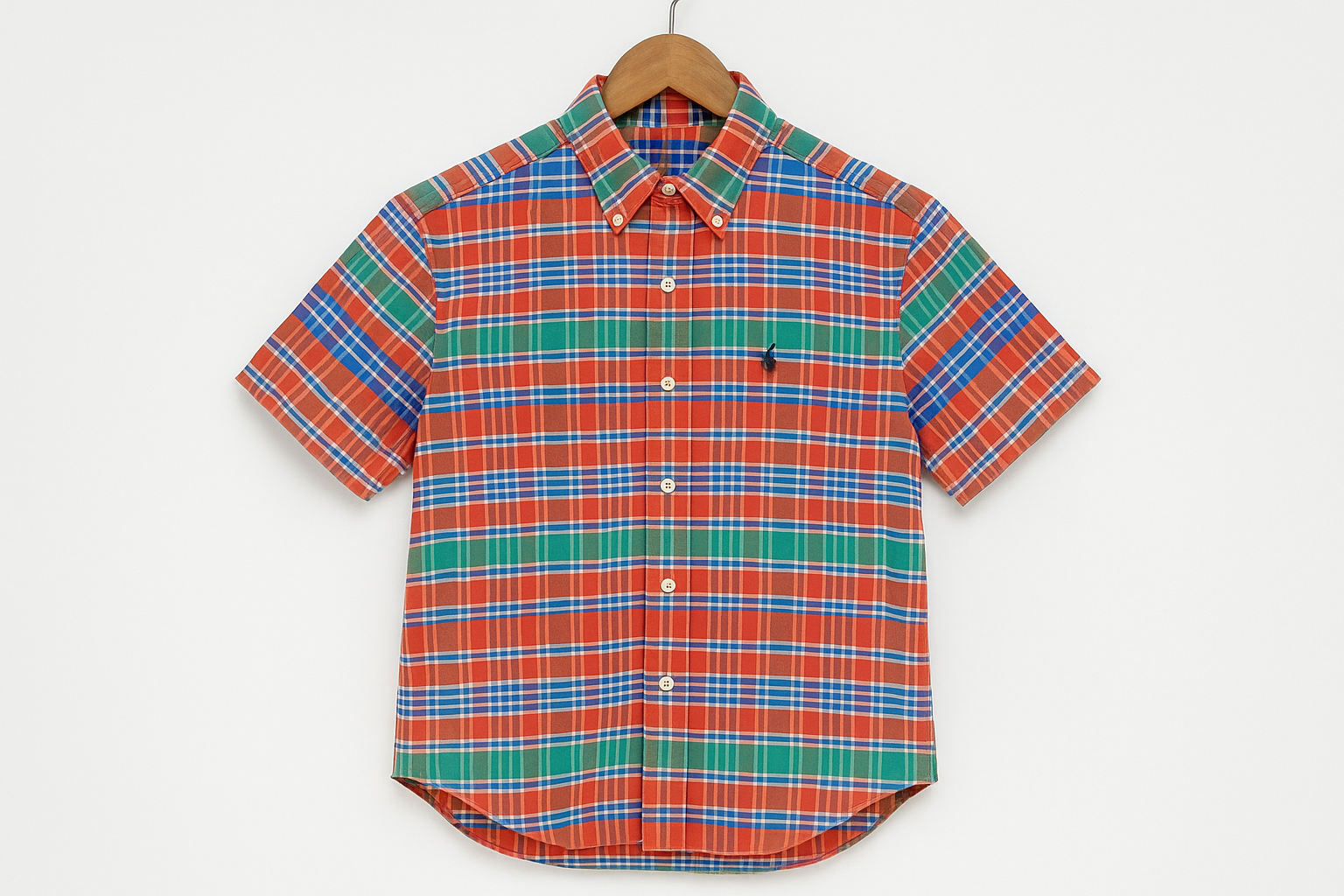 Camisa en gancho vista frontal