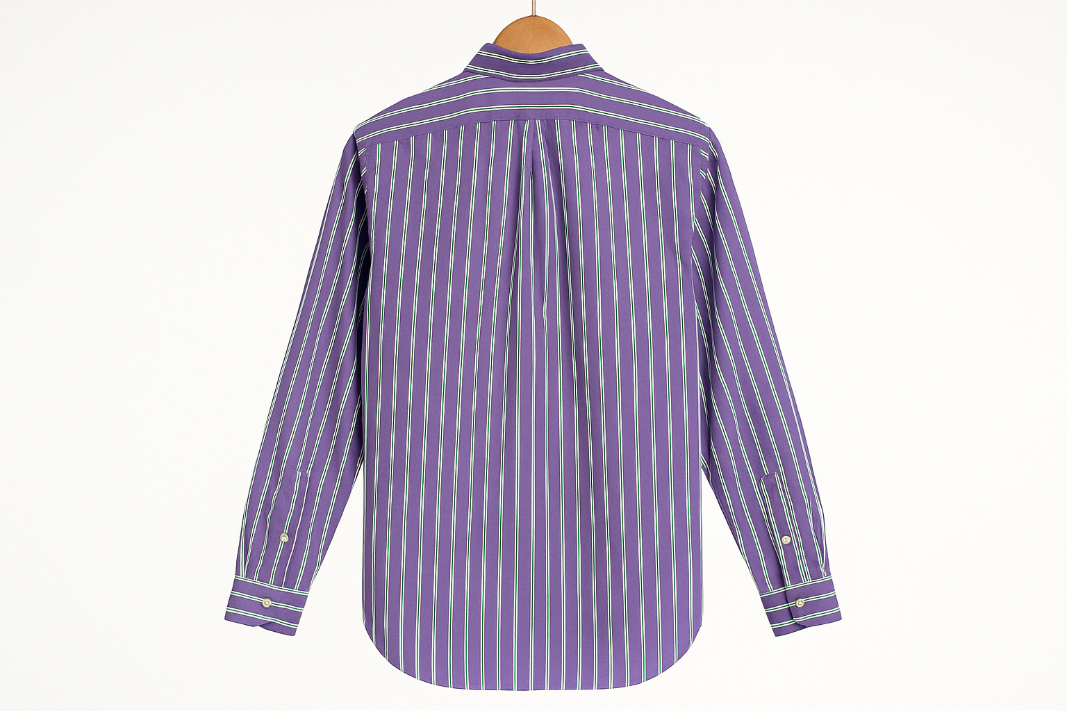 Camisa en gancho vista trasera