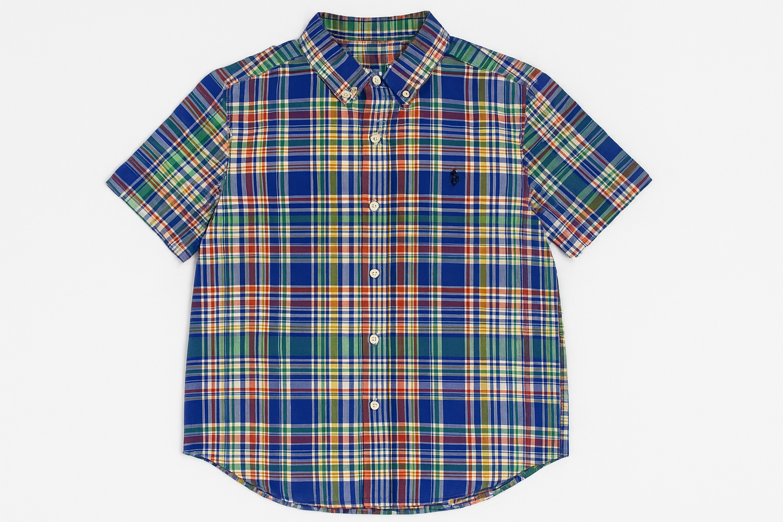 Camisa extendida vista frontal - manga corta