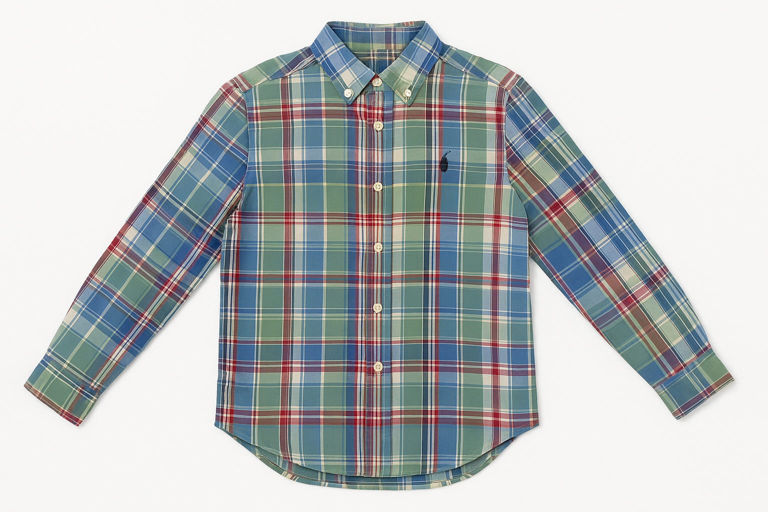 Camisa extendida vista frontal