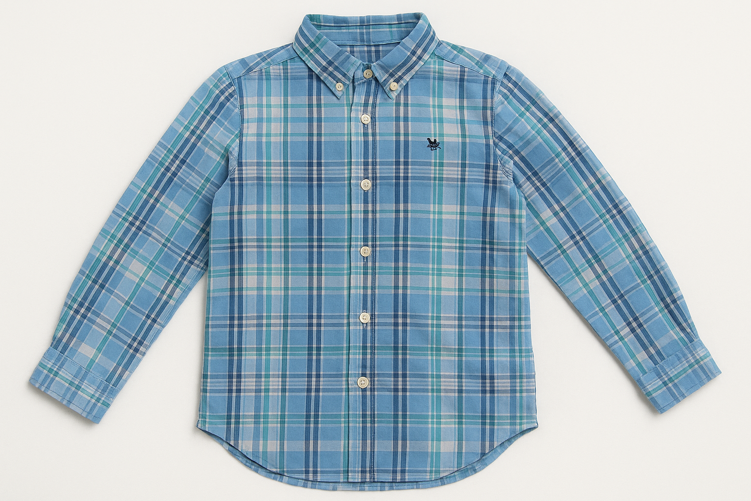 Camisa extendida vista frontal