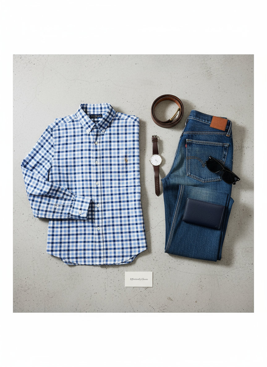 Camisa Gingham Marketing