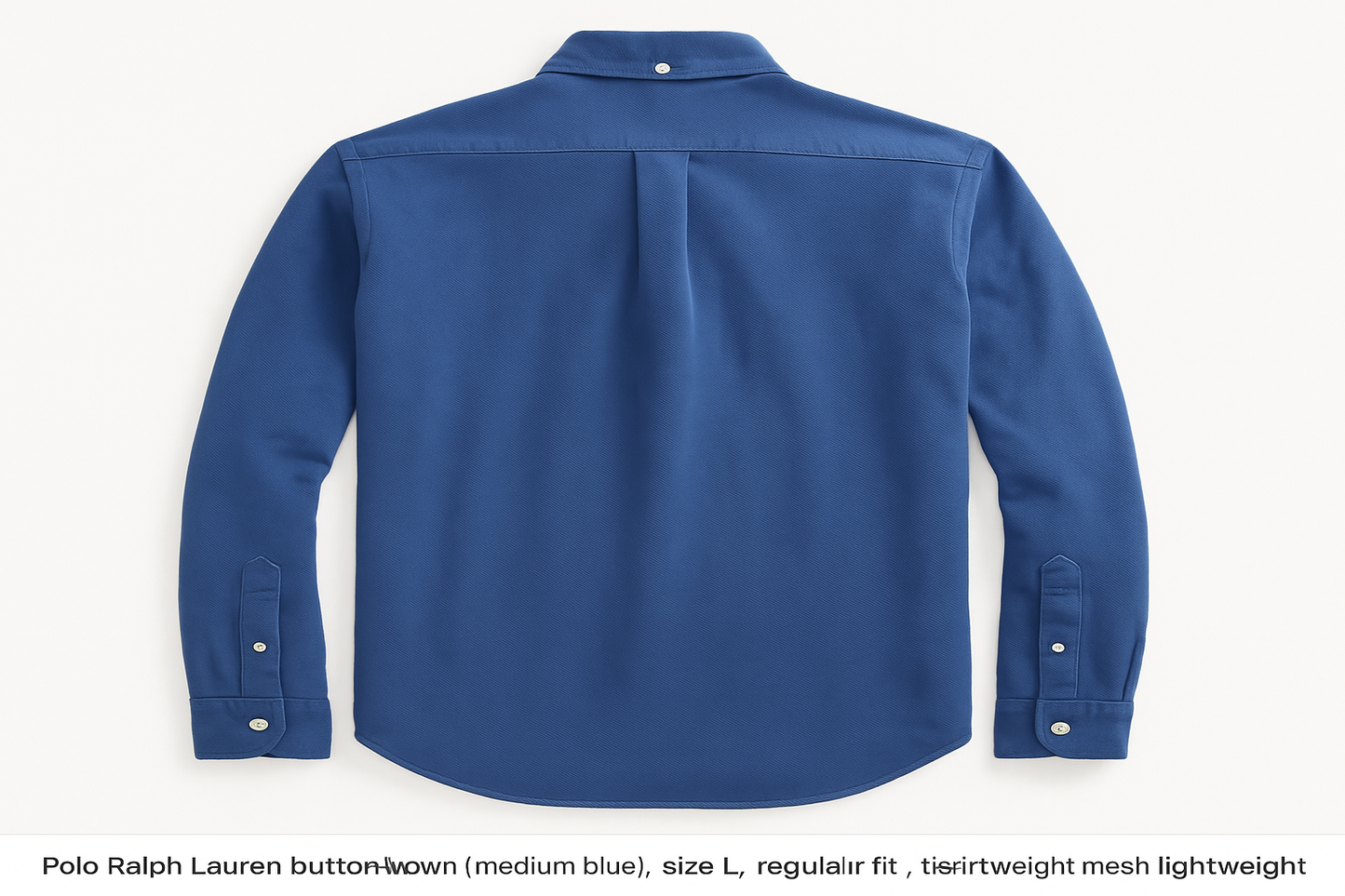 Camisa Polo Ralph Lauren #365a8a cuello abotonado - Vista trasera