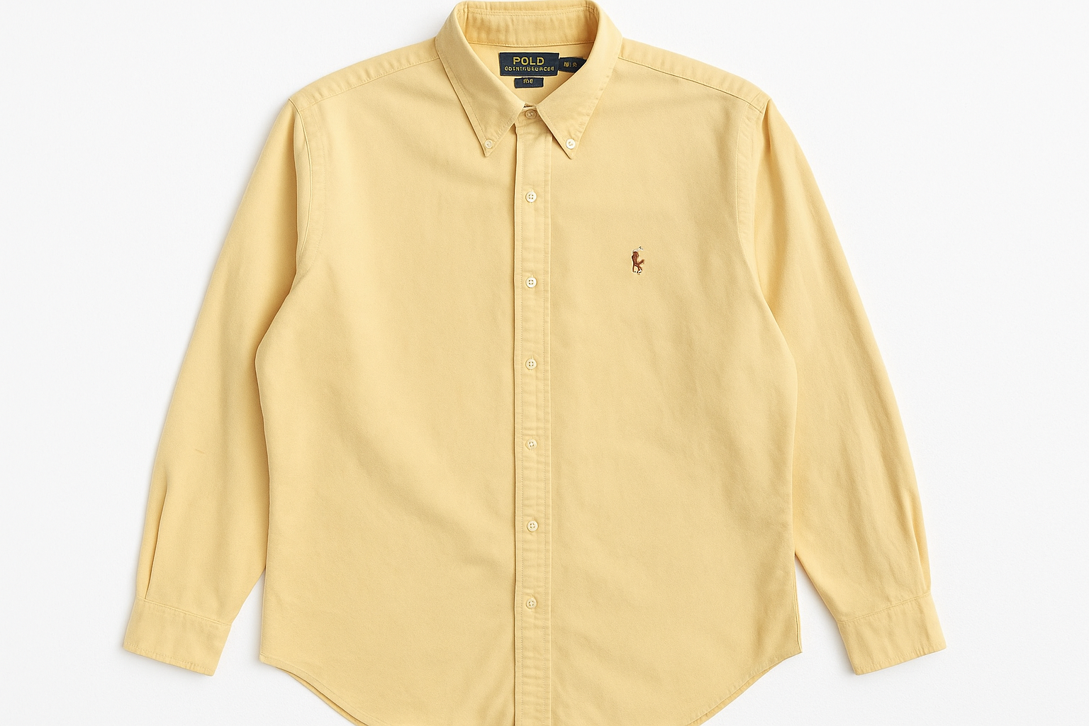 Camisa Polo Ralph Lauren amarillo claro