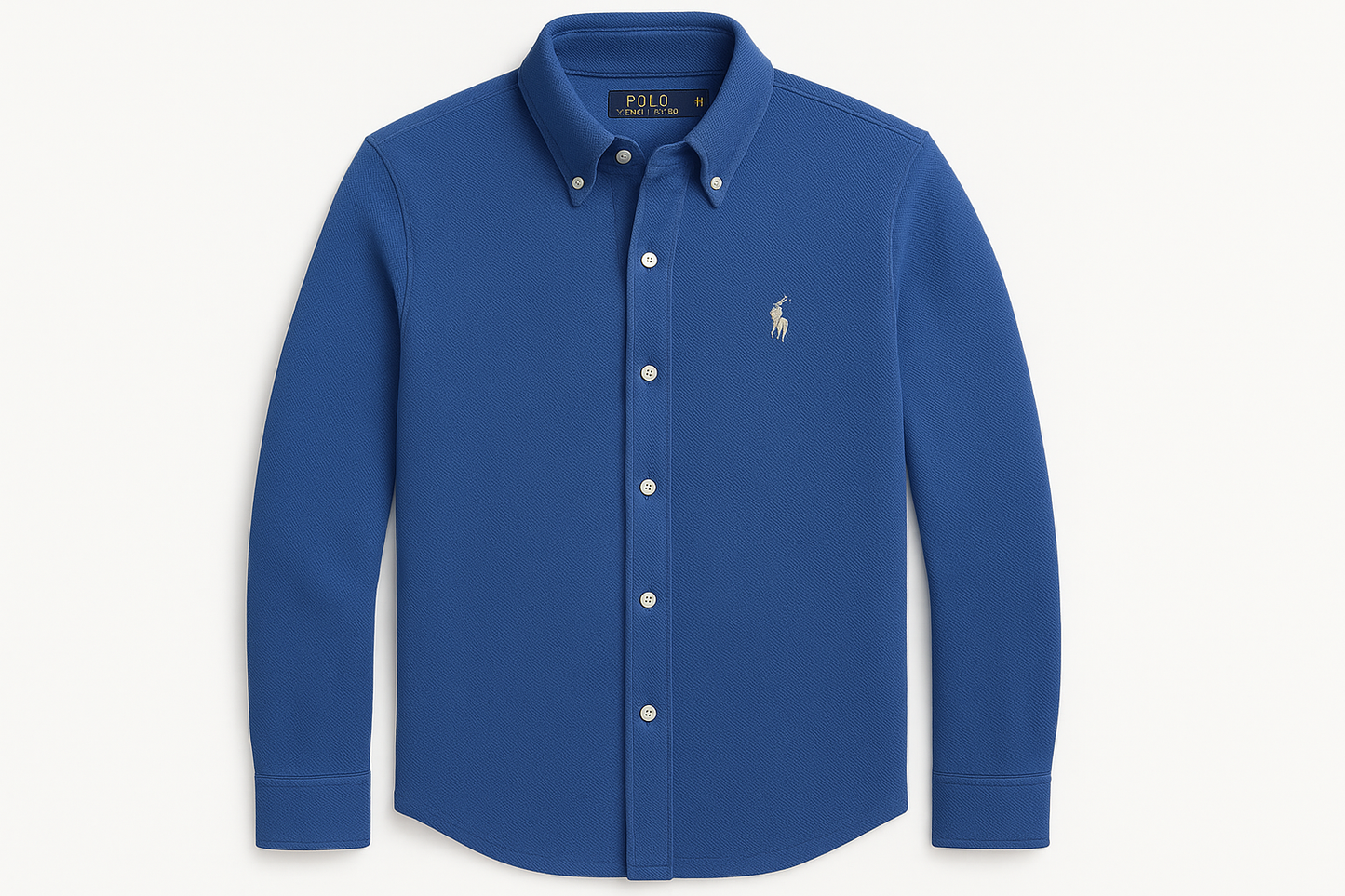 Camisa Polo Ralph Lauren color #2d579d tela camiseta Featherweight Mesh
