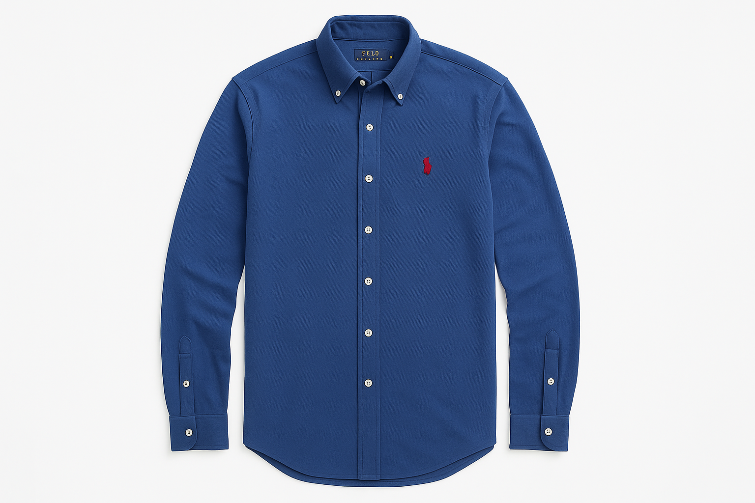 Camisa Polo Ralph Lauren color #365a8a con cuello abotonado