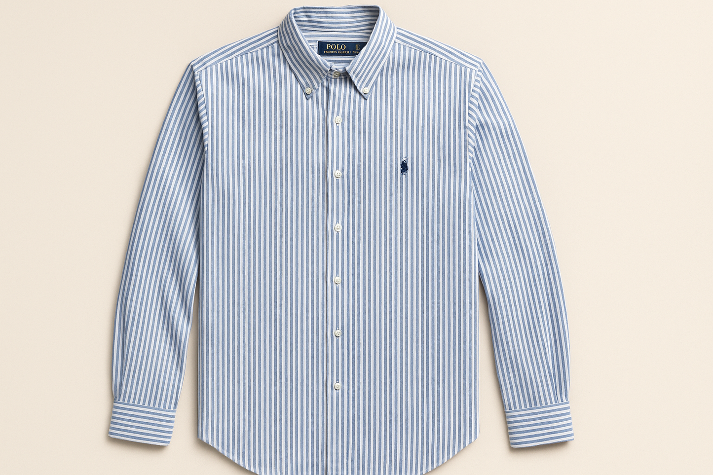 Camisa Polo Ralph Lauren con azul medio