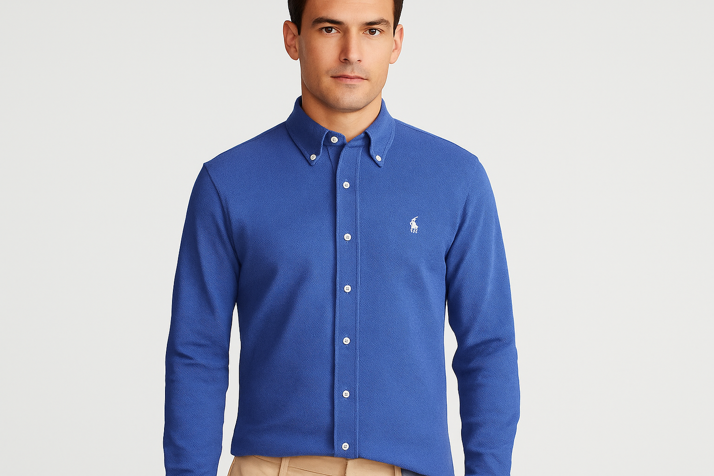 Camisa Polo Ralph Lauren - Modelo masculino color #2d579d