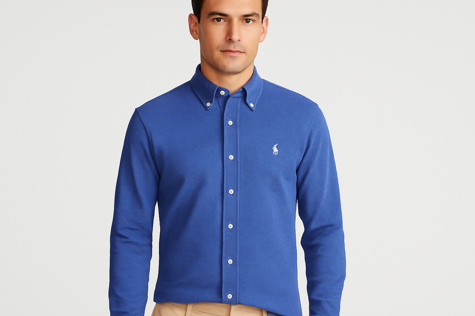 Camisa Polo Ralph Lauren - Modelo masculino color #2d579d