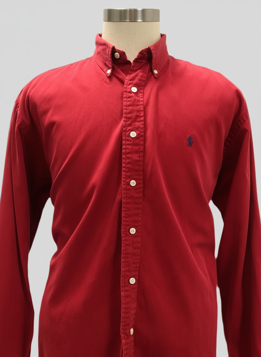 Camisa Roja Ghost Mannequin