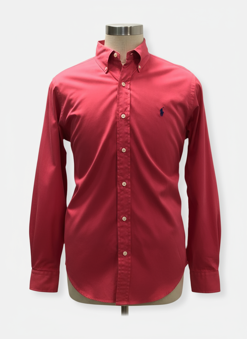 Camisa Rosa Coral Ghost Mannequin
