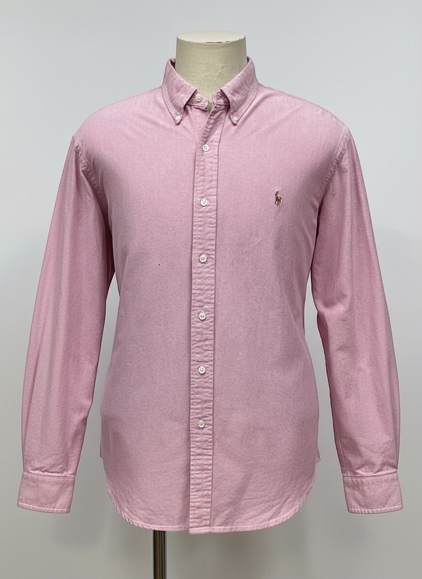 Camisa Rosa Oxford Ghost Mannequin