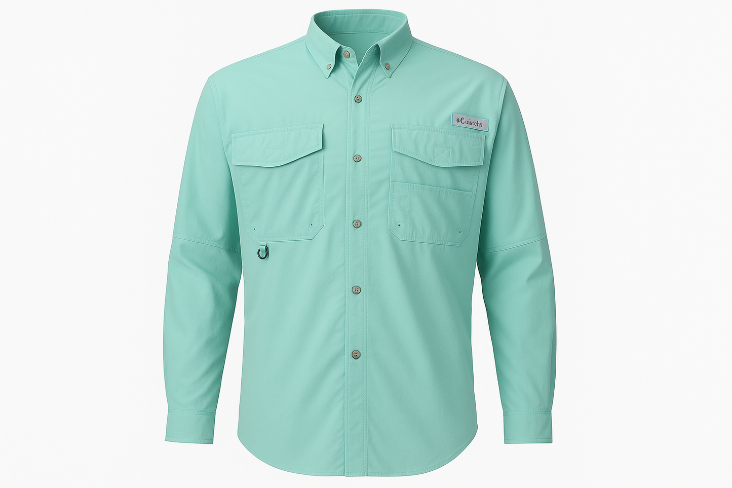 Camisa verde menta tipo ghost mannequin