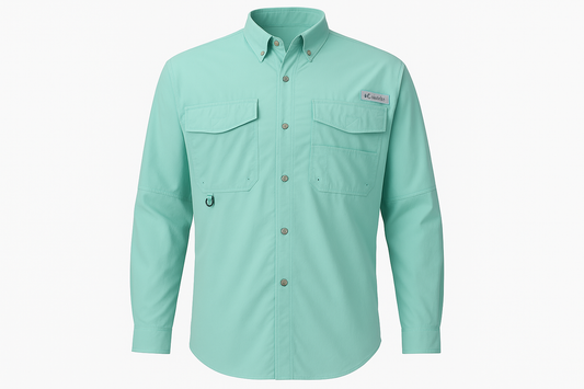 Camisa verde menta tipo ghost mannequin