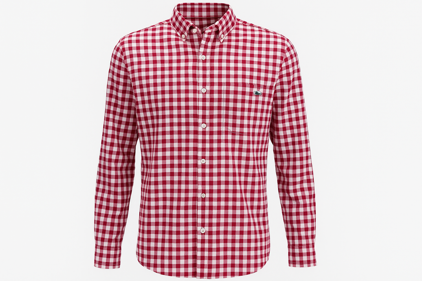 Camisa Vineyard Vines a cuadros rojos estilo ghost mannequin