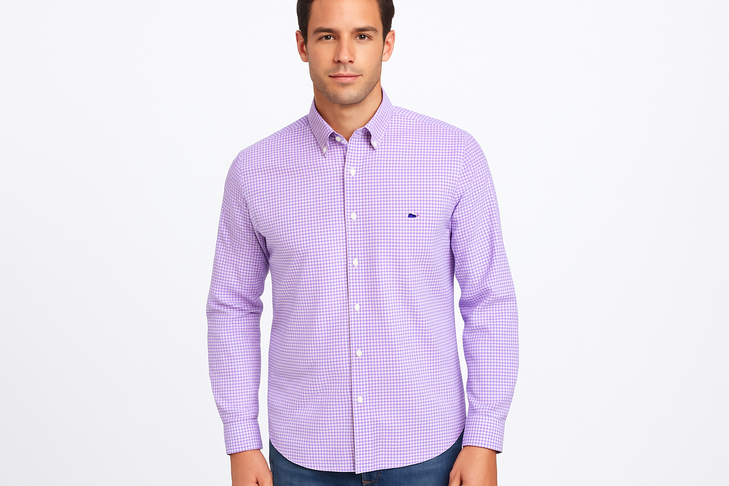 Camisa Vineyard Vines - Modelo masculino con logo pequeño