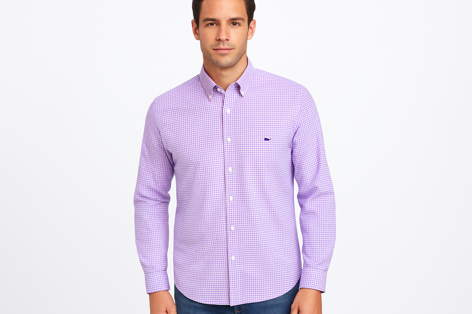 Camisa Vineyard Vines - Modelo masculino con logo pequeño