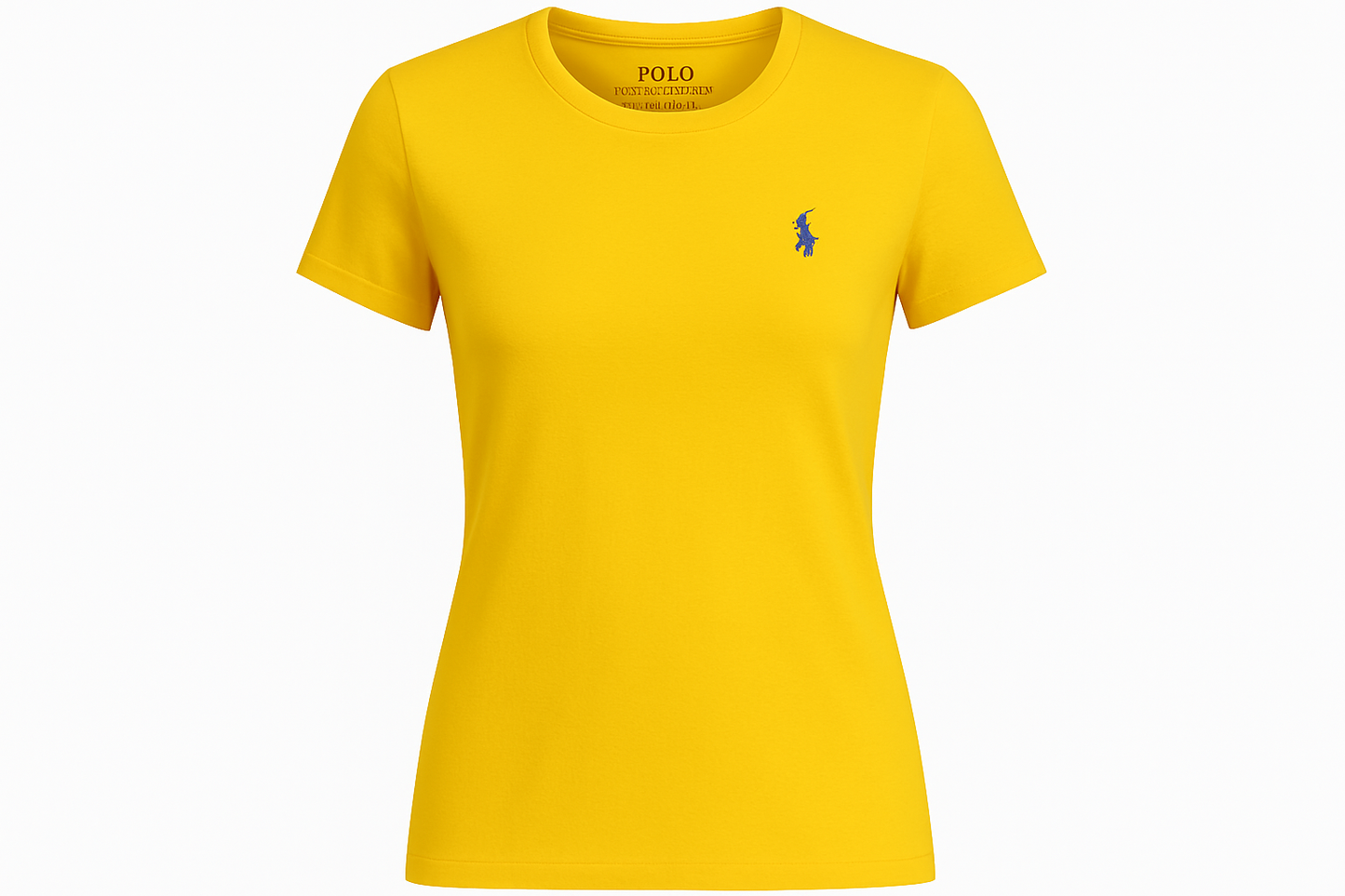Camiseta amarilla mujer ghost mannequin