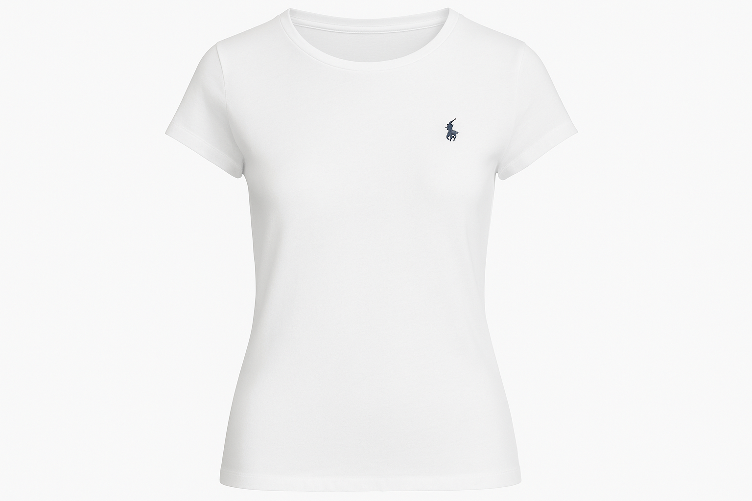 Camiseta blanca mujer ghost mannequin
