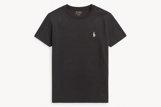 Camiseta cuello redondo Polo Ralph Lauren gris oscuro vista frontal