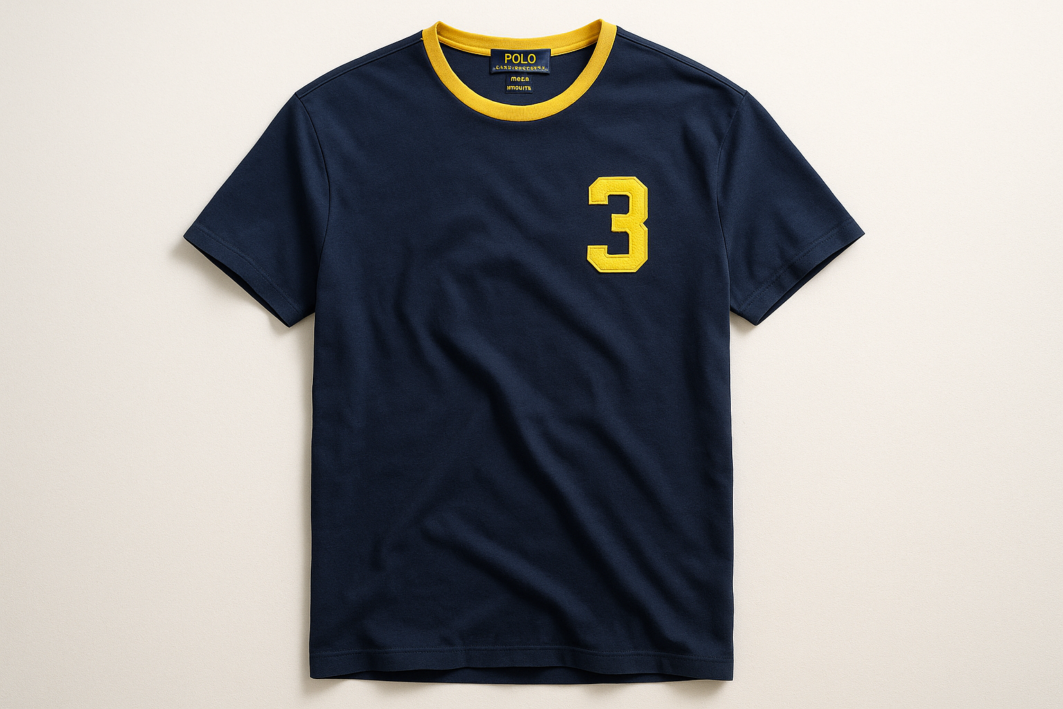 Camiseta extendida con detalles correctos