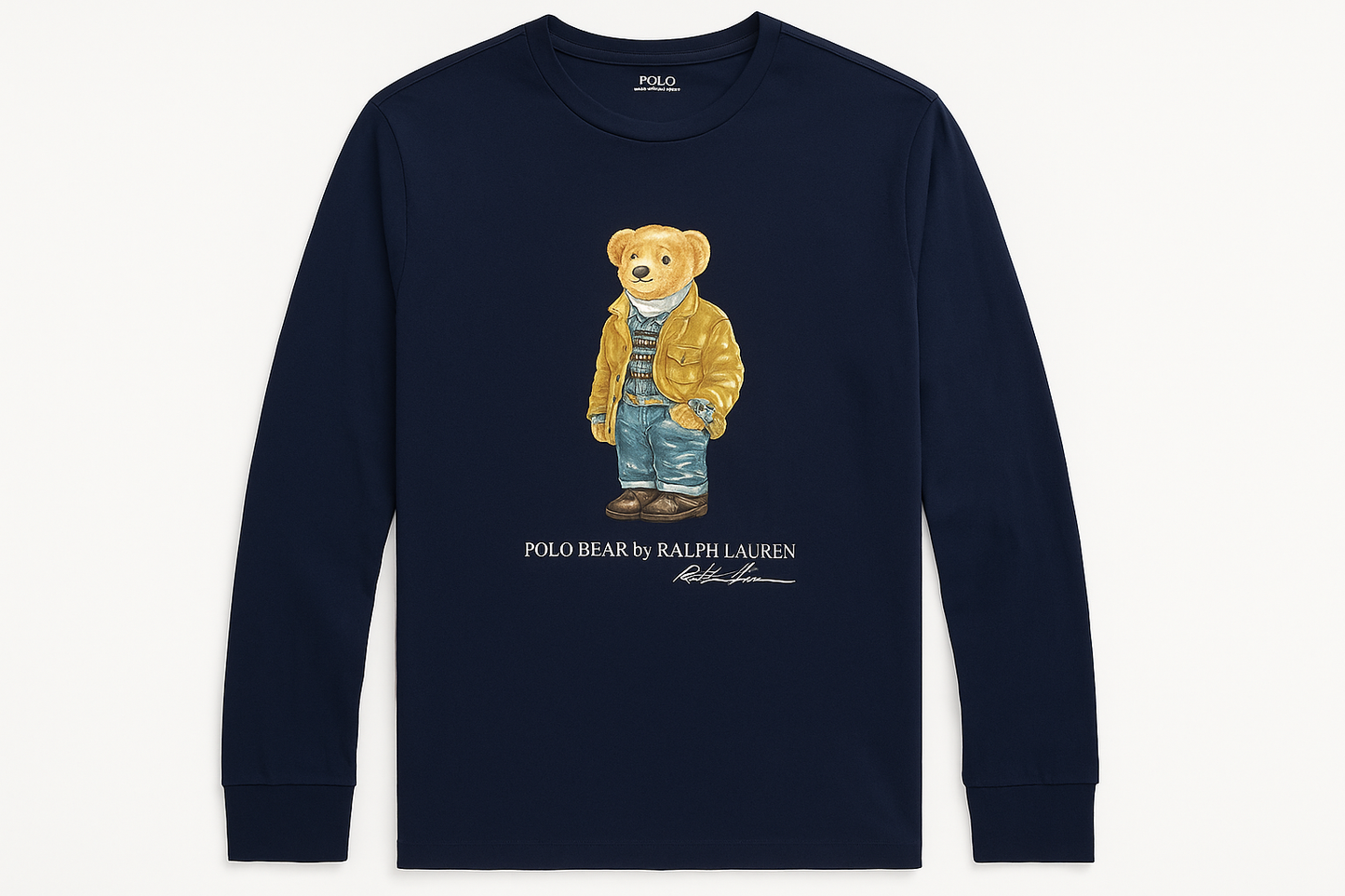 Camiseta Polo Bear azul marino - vista frontal