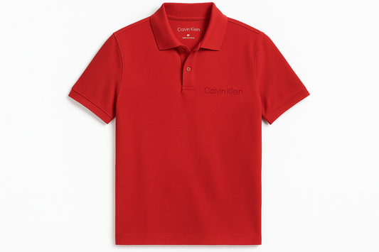 Camiseta Polo Calvin Klein con Logo en Letras
