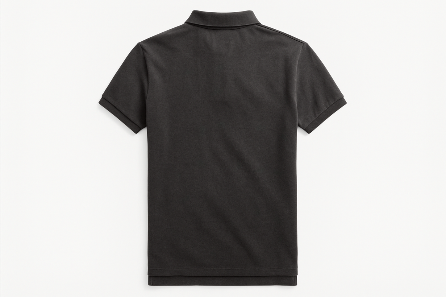 Camiseta Polo Ralph Lauren Custom Fit gris oscuro - Vista trasera