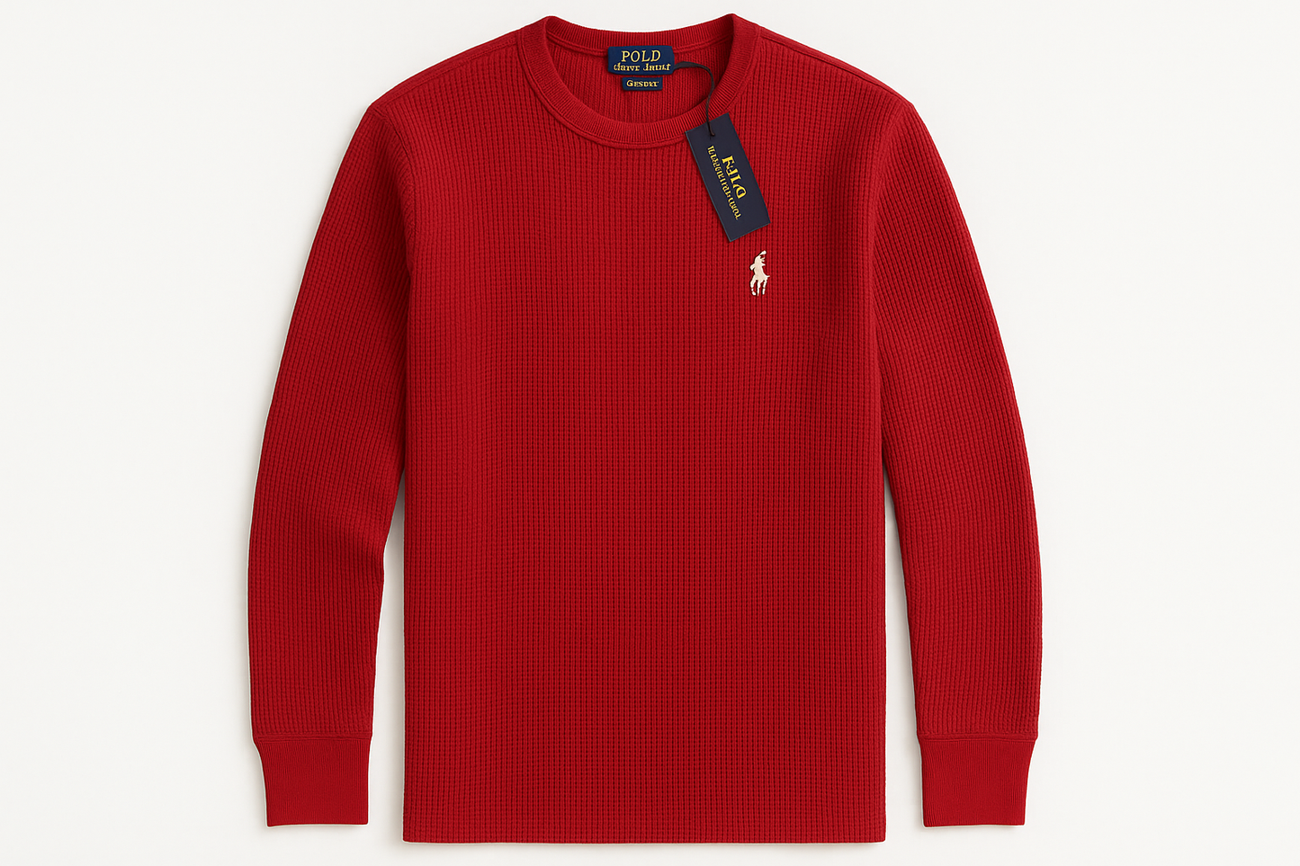 Camiseta Polo Ralph Lauren Waffle Roja