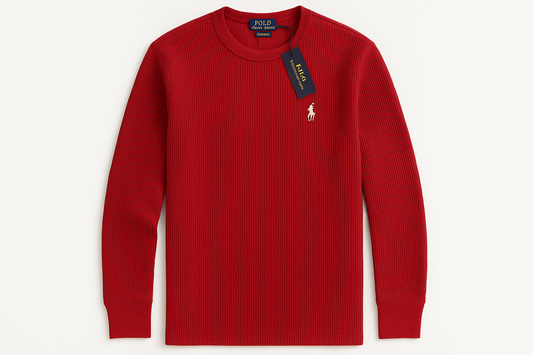 Camiseta Polo Ralph Lauren Waffle Roja