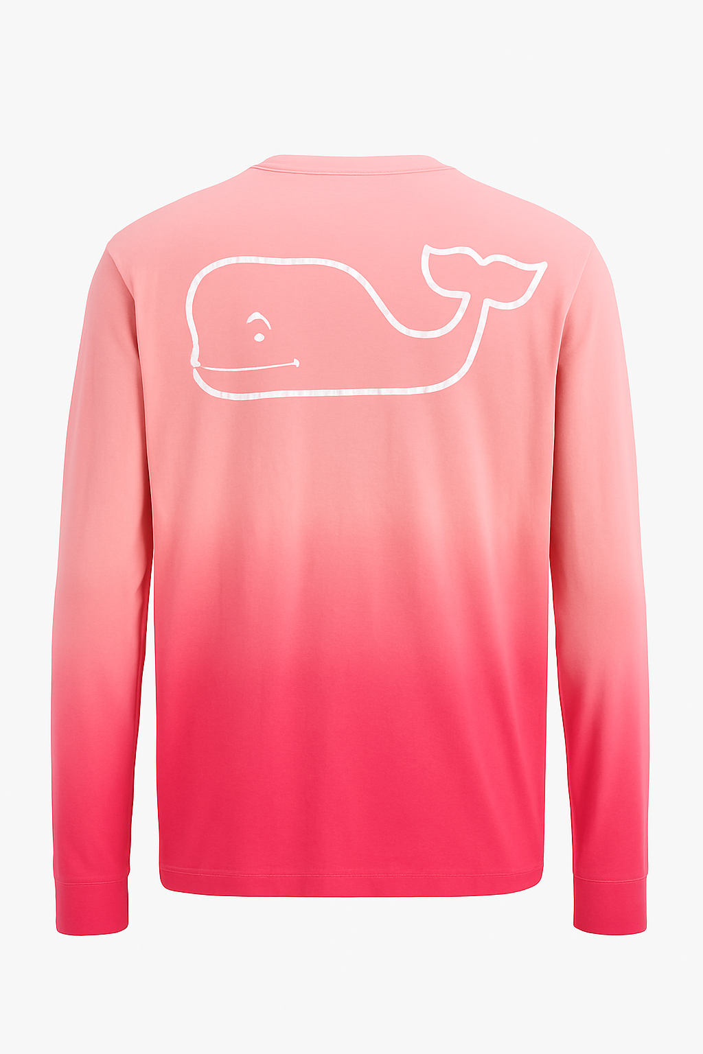 Camiseta Rosa Degradé Ghost Mannequin Trasera