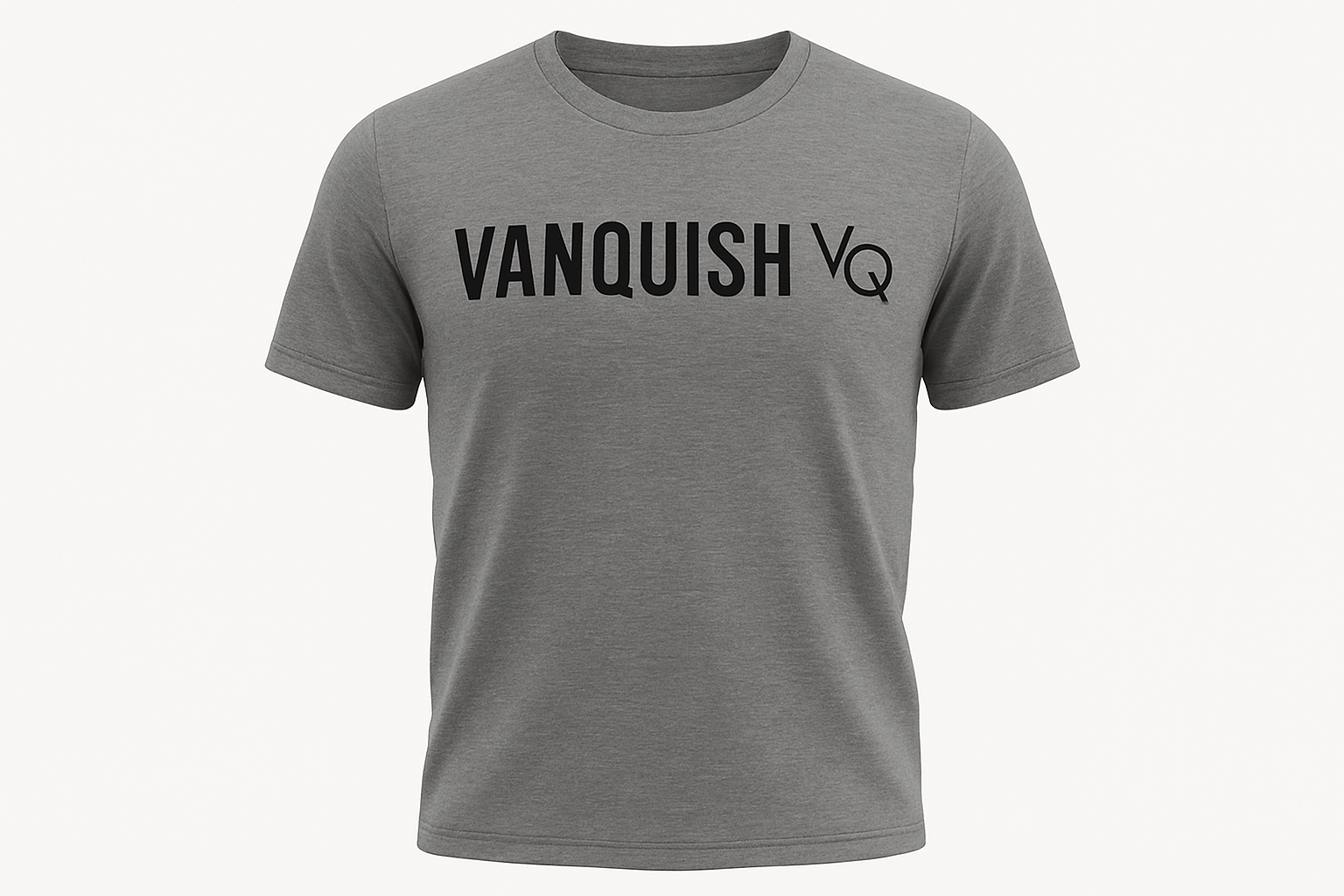 Camiseta VANQUISH VQ gris ghost mannequin