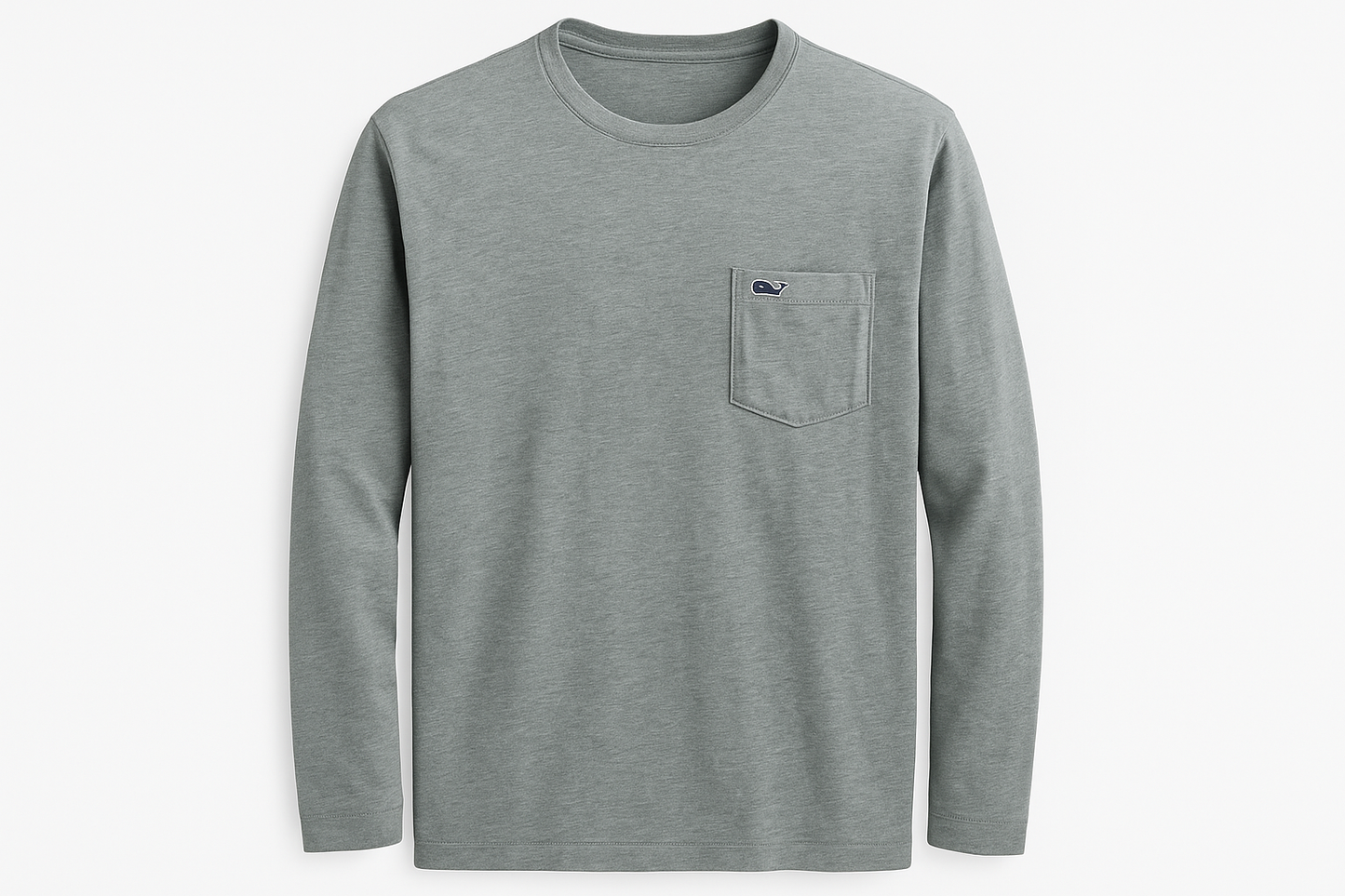 Camiseta Vineyard Vines gris estilo ghost mannequin