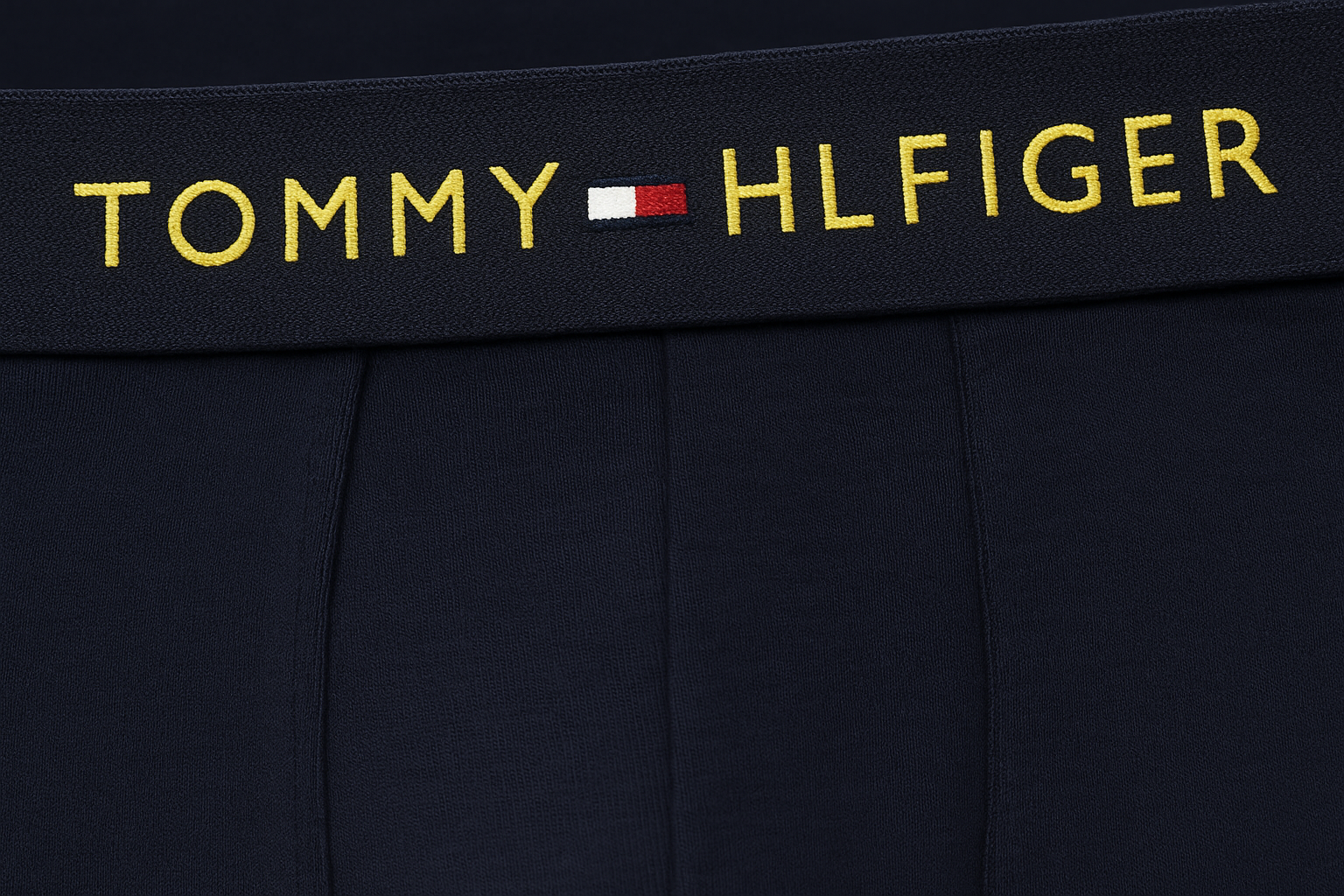 Close-up 1 - Detalle de cintura colorida Tommy Hilfiger