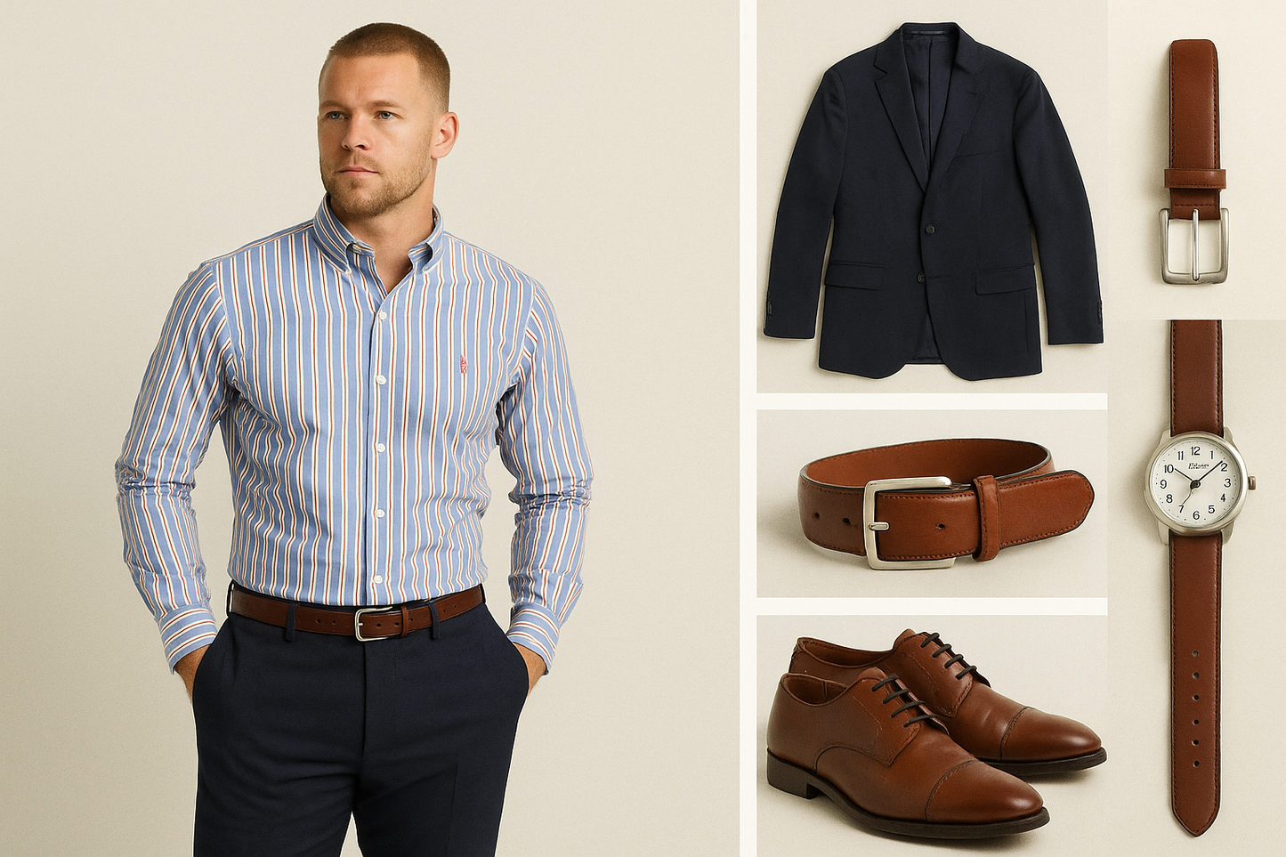 Collage 1 - Business casual completo