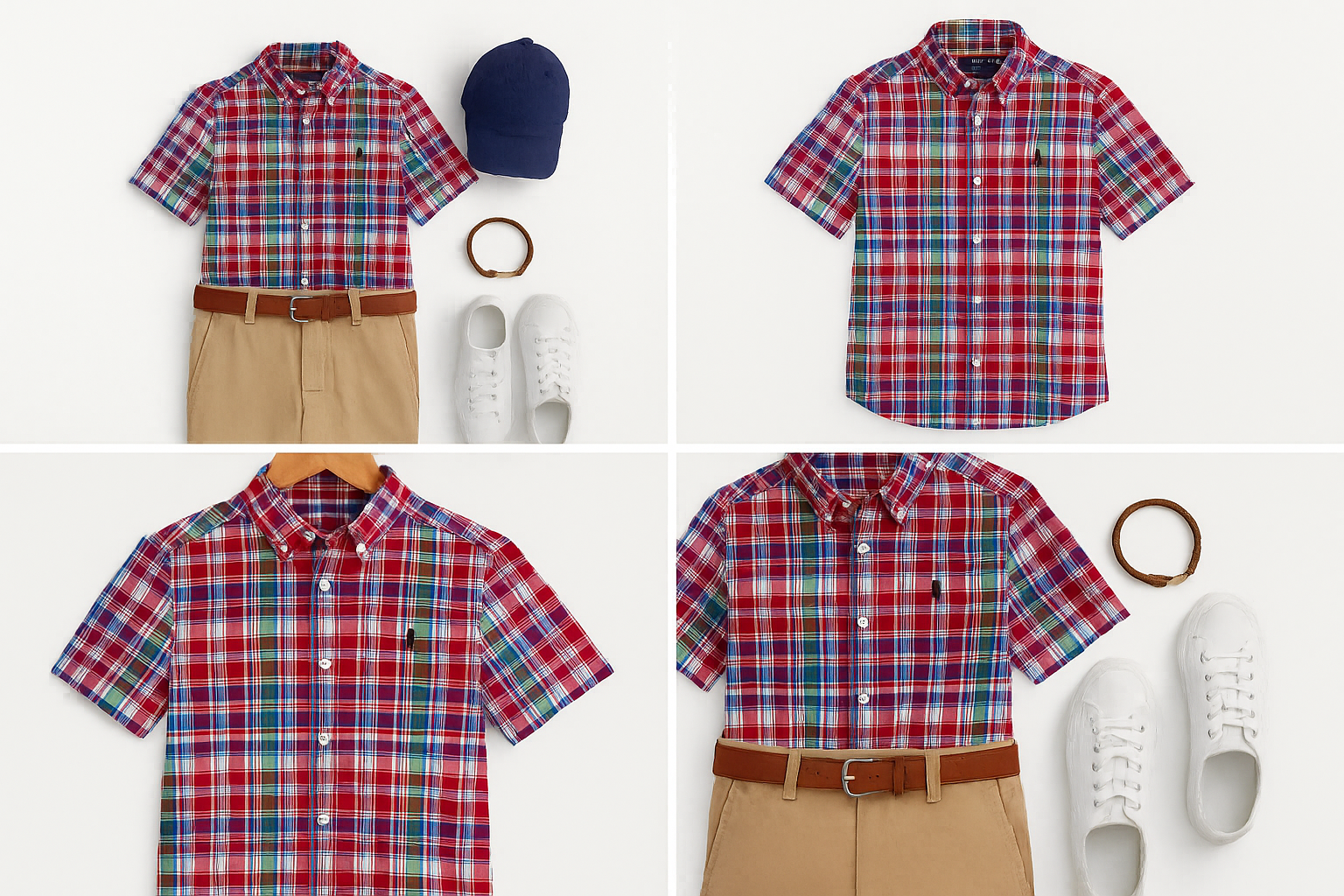 Collage 1 - Look casual preppy