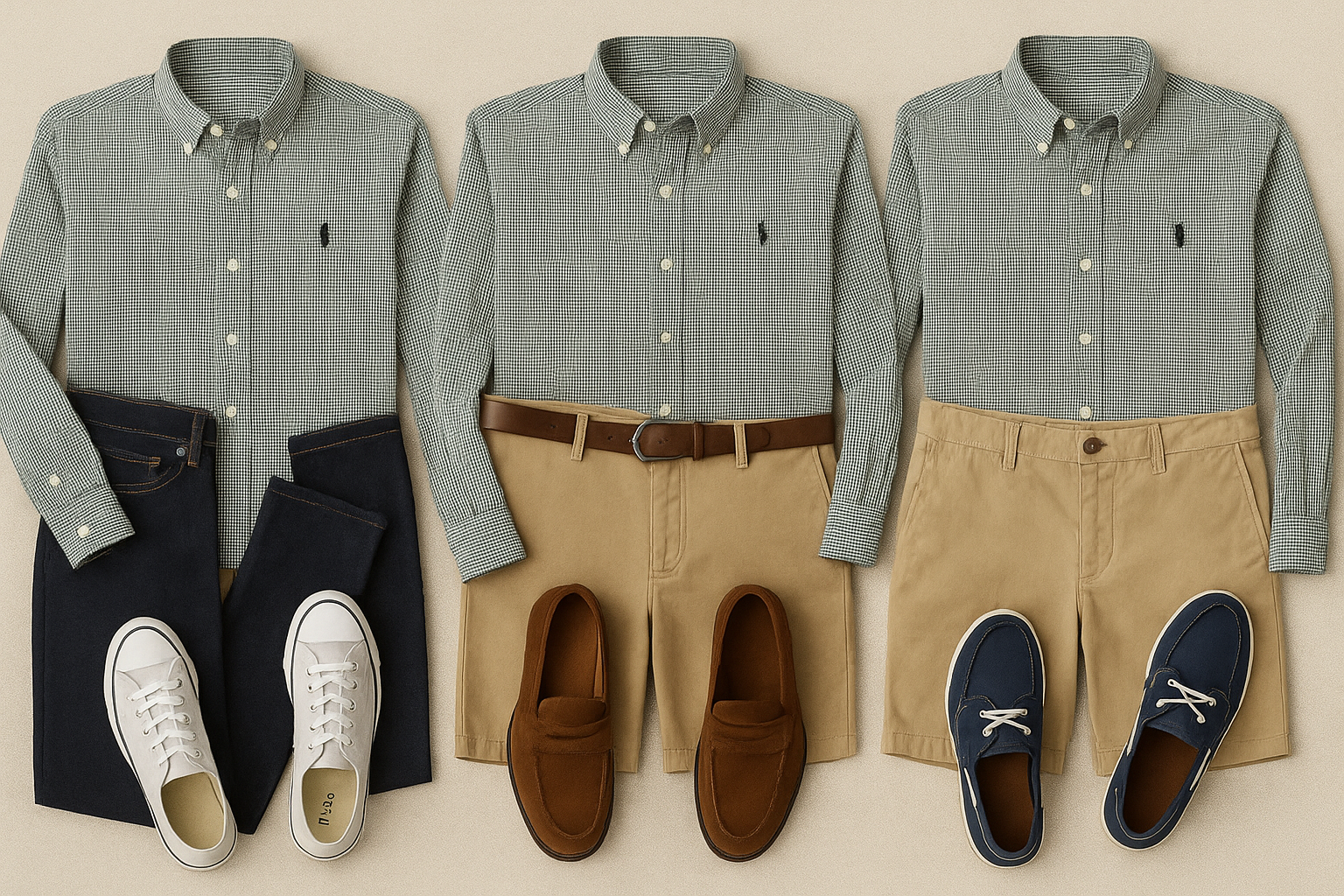 Collage 1 - Looks básicos: casual, business casual y weekend