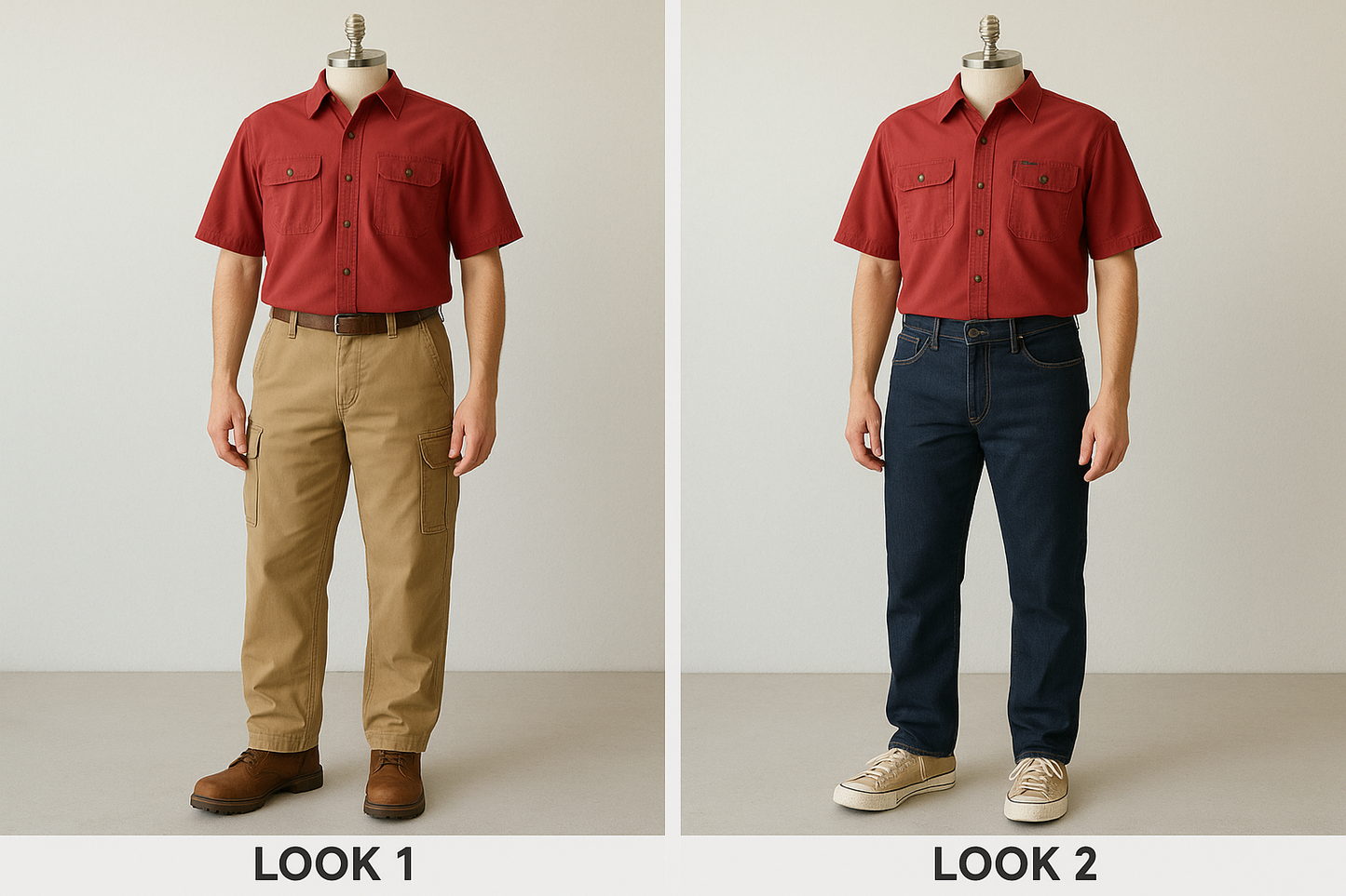 Collage 1 - Looks utilitarios y casuales