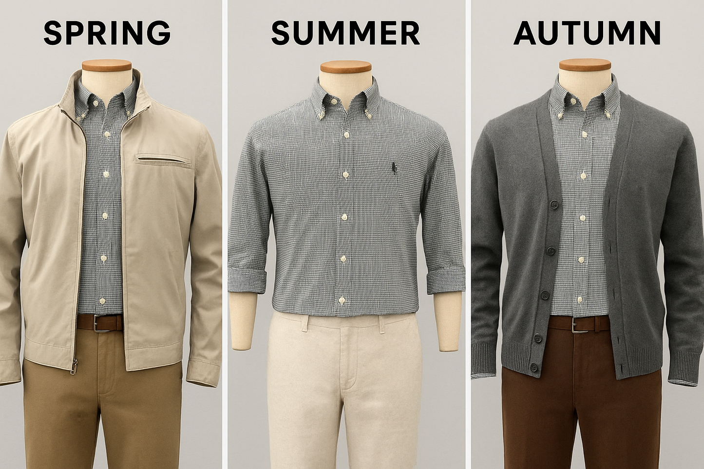 Collage 2 - Looks estacionales: primavera, verano y otoño