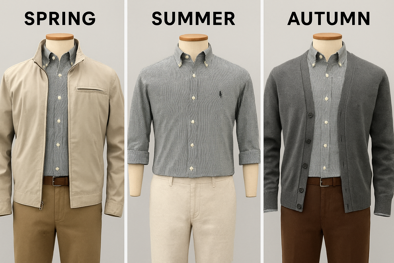 Collage 2 - Looks estacionales: primavera, verano y otoño