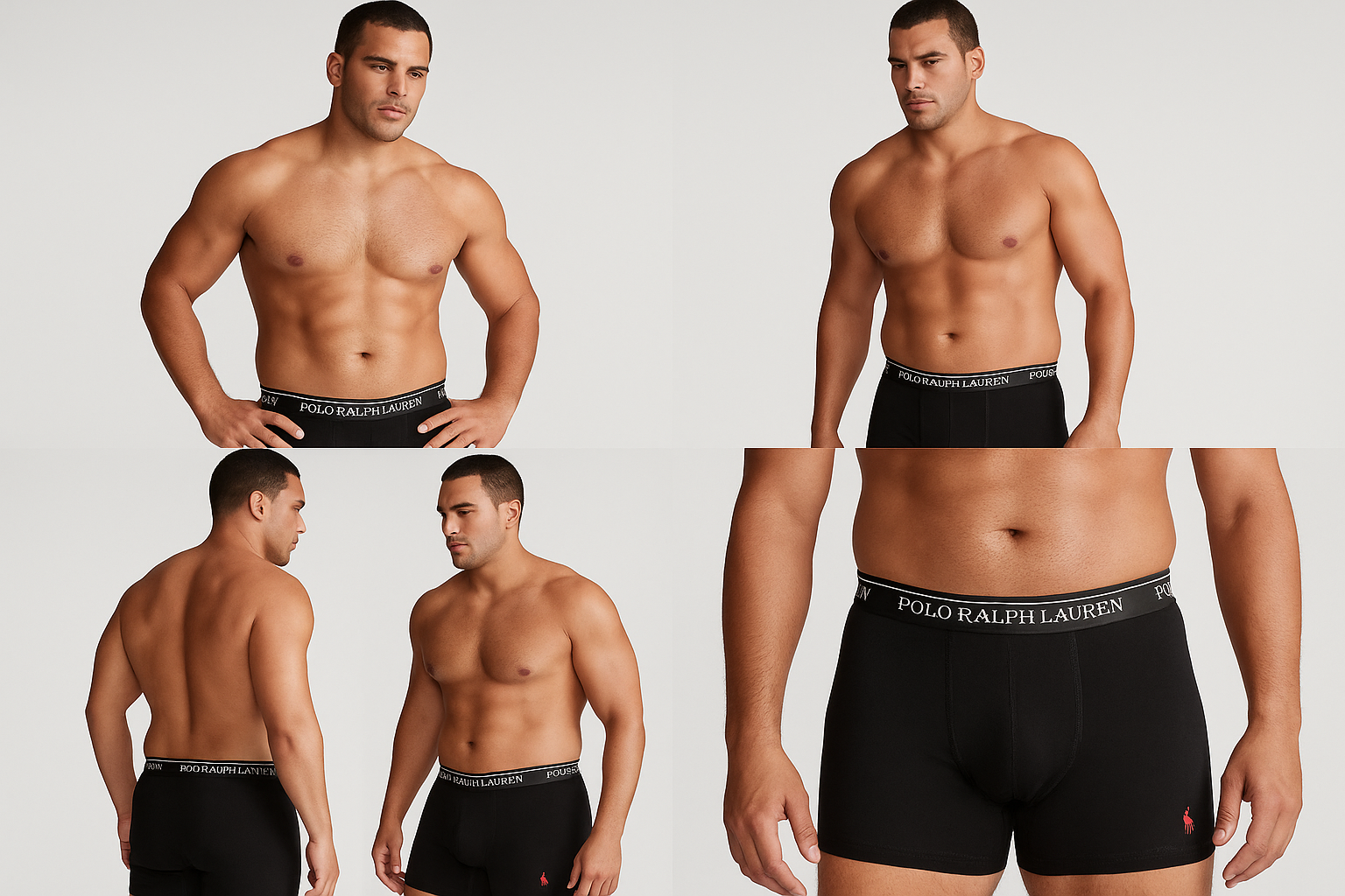 Collage creativo múltiples poses